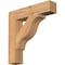Ekena Millwork Funston Block Smooth Bracket, Western Red Cedar, 3 1/2"W x 18"D x 18"H BKT04X18X18FST05SWR - alternate 1